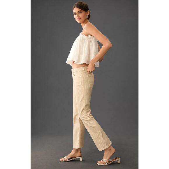 Frame Le Crop Mini Mid-Rise Bootcut Flare Jeans - New 31 waist - Picture 3 of 5